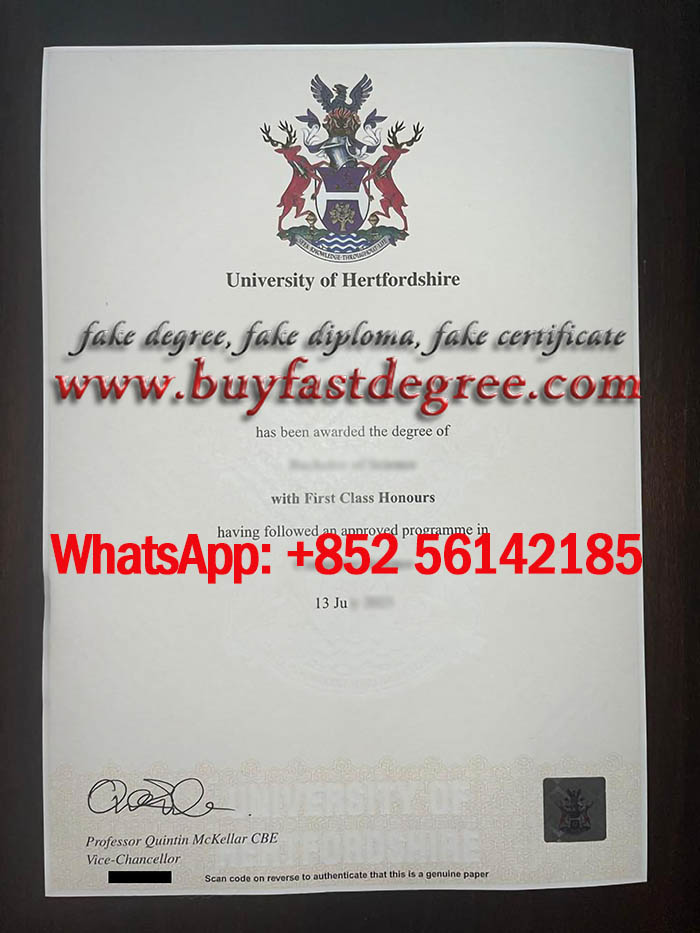 How to buy a fake University of Hertfordshire diploma?