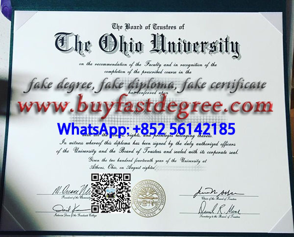 Get a fake Ohio University degree. 