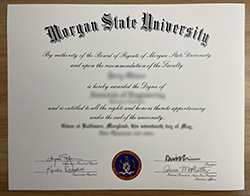 在线购买伪造的摩根州立大学文凭