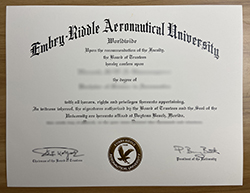 出售恩伯里德尔航空大学文凭证书