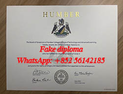 Requesting a diploma from Humber College.