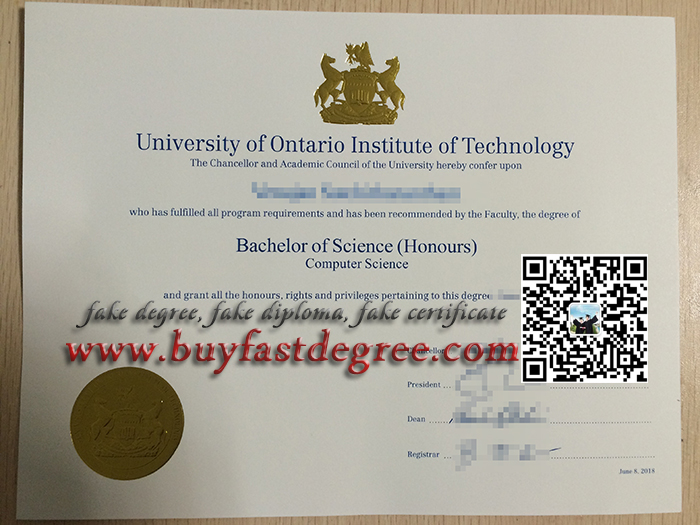 fake UOIT diploma, fake UOIT certificate