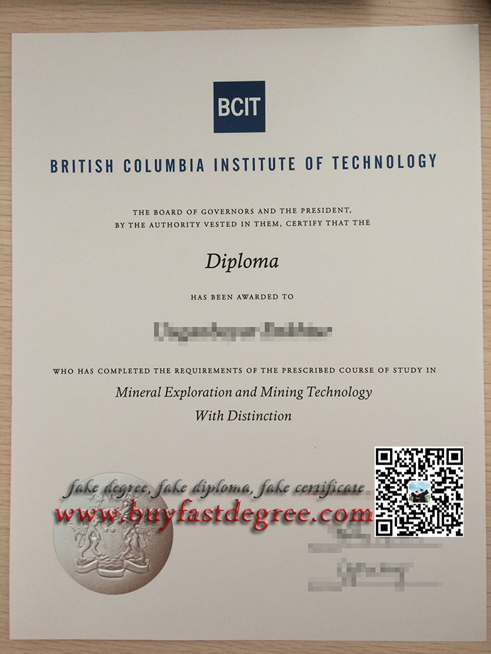 fake BCIT diploma, fake BCIT certificate