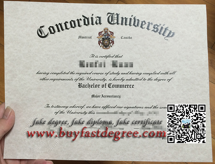 fake Concordia University diploma, fake Concordia University degree