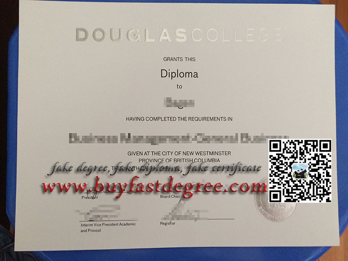 Douglas College diploma order, fake Douglas College degree