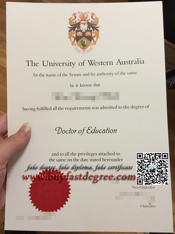 UWA diploma order, fake UWA degree