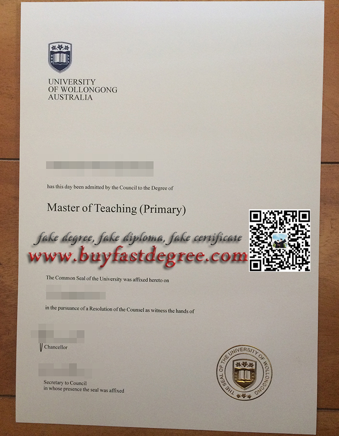 fake University of Wollongong diploma, fake University of Wollongong degree