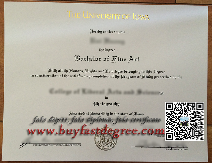 fake University of Iowa degree, University of Iowa diploma order