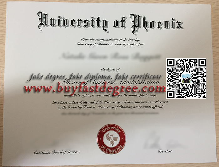 fake University of Phoenix diploma, University of Phoenix degree order