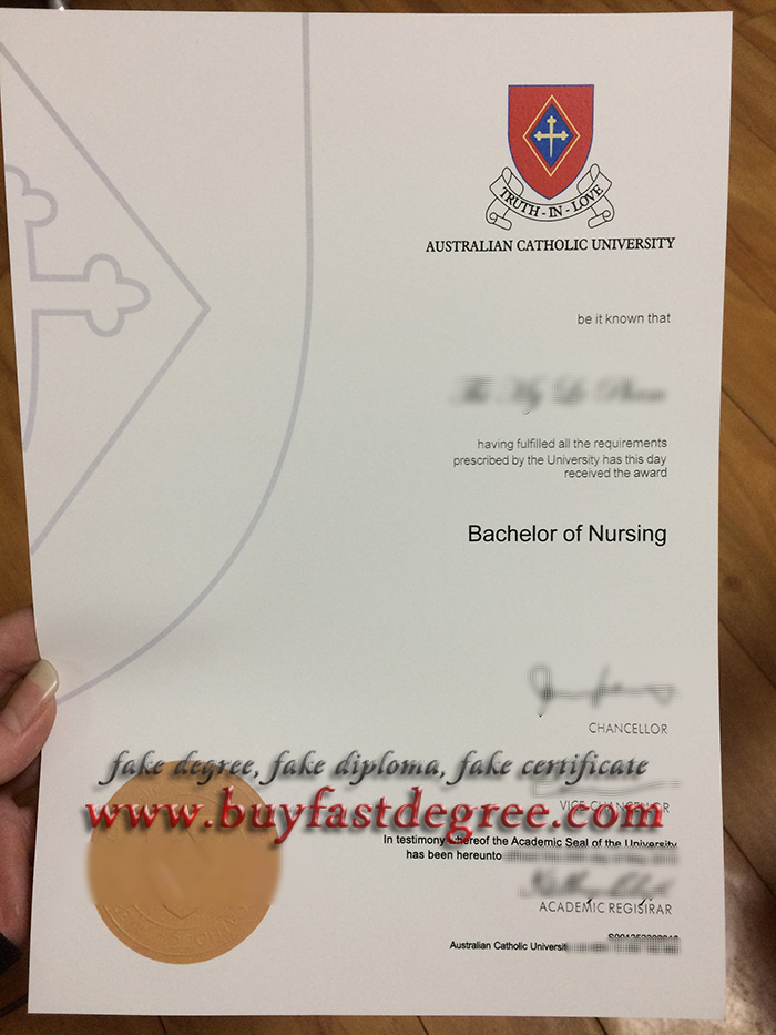 buy Australian Catholic University fake diploma, fake degree