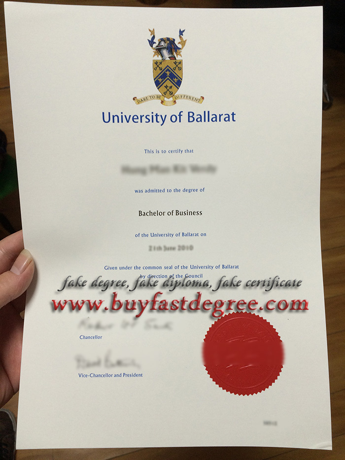 fake University of Ballarat diploma, buy fake degree