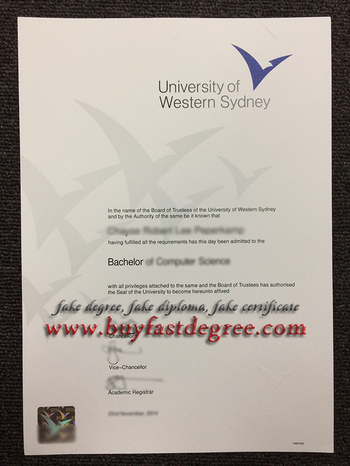 buy fake diploma , fake University of Western Sydney degree
