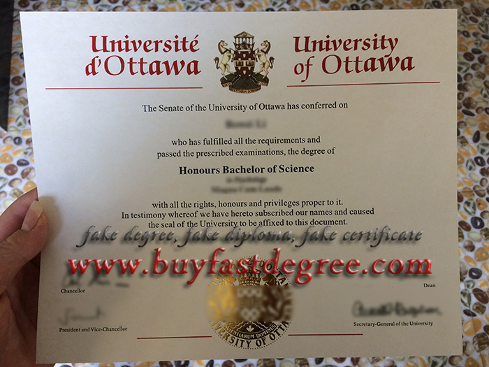 buy fake diploma, fake University of Ottawa diploma