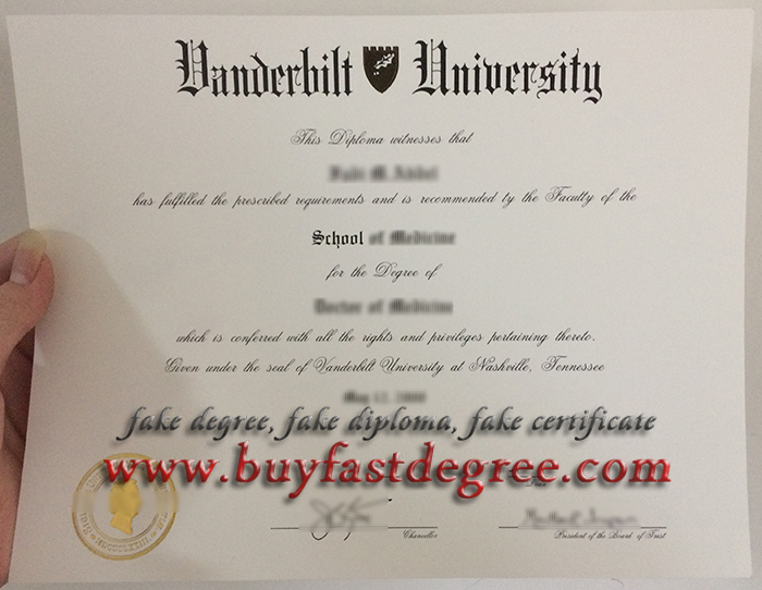 fake Vanderbilt University diploma, buy fake degree
