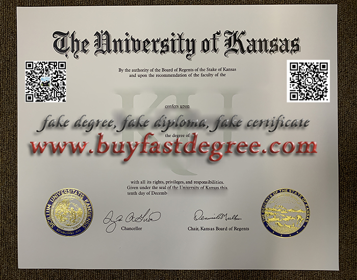 University Of Kansas diploma. KU diploma