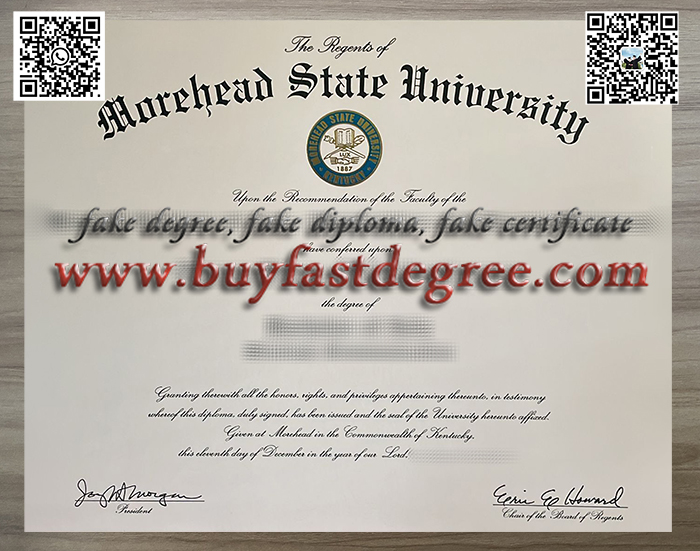 Morehead State University diploma