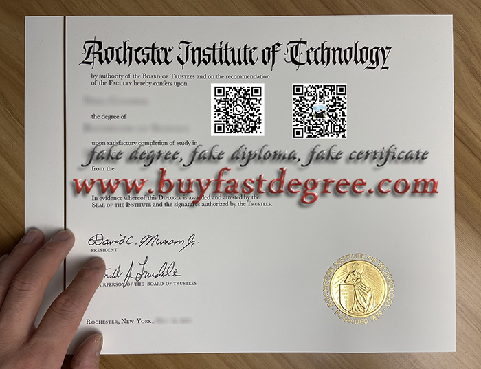 fake RIT degree certificate