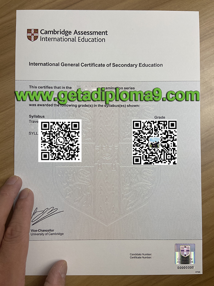Edexcel GCSE, AQA GCSE certificate, 