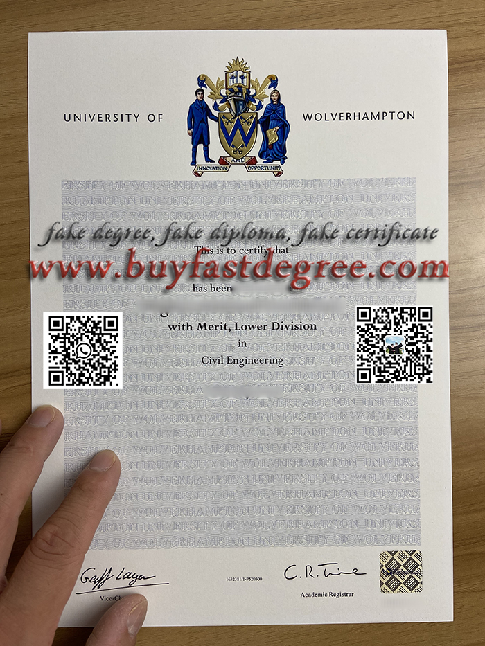 buy University of Wolverhampton degree