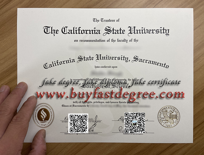 Fake CSUS diploma