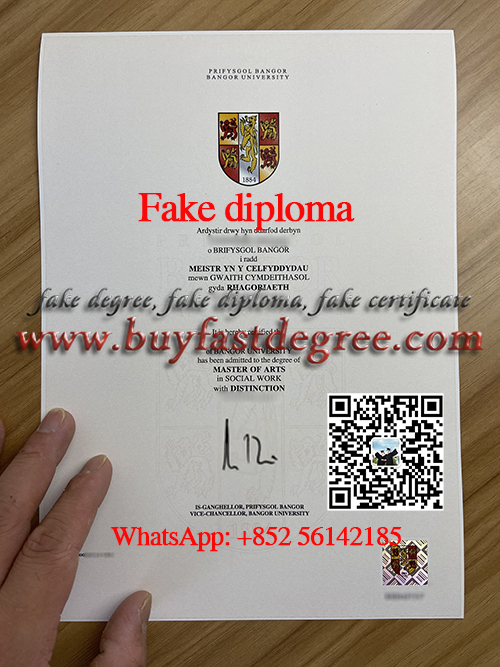 Fake Bangor University diploma. Buy Bangor degree