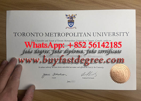 Buy a fake Toronto Met diploma