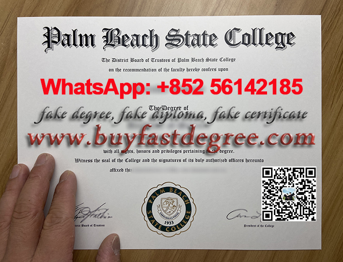 Need a fake Palm Beach State College diploma. 