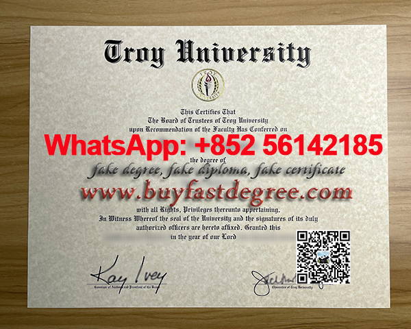 Fake Troy University diploma for sale. Buy a fake Troy University degree.