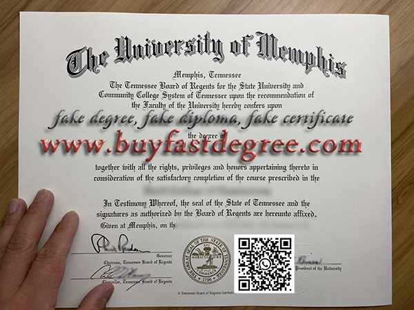 Buy University of Memphis diploma. 