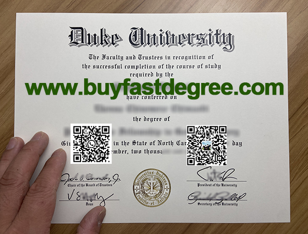 Duke University diploma for sale. buy fake diploma