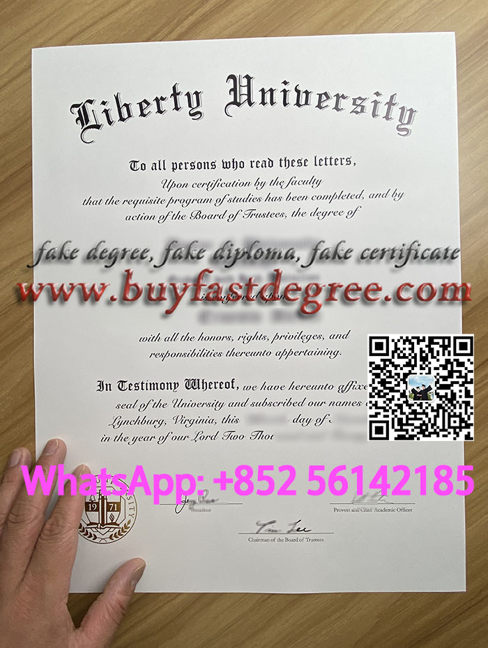 Buy a fake Liberty University diploma