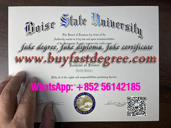Boise State University diploma for sale. 