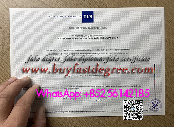 Buy Université Libre de Bruxelles diploma. 