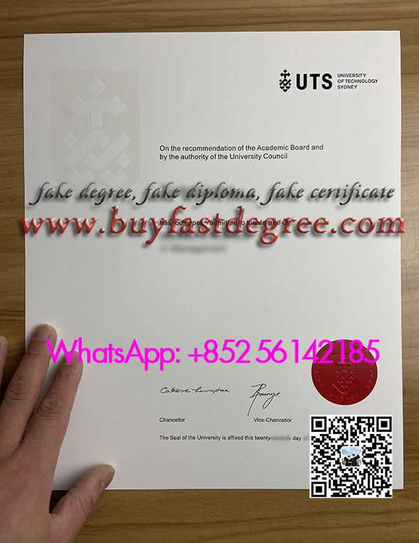 Buy a fake UTS degree certificate.