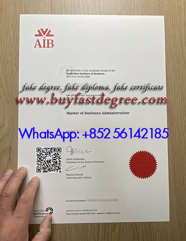 Get a fake Australian Institute of Business degree. 