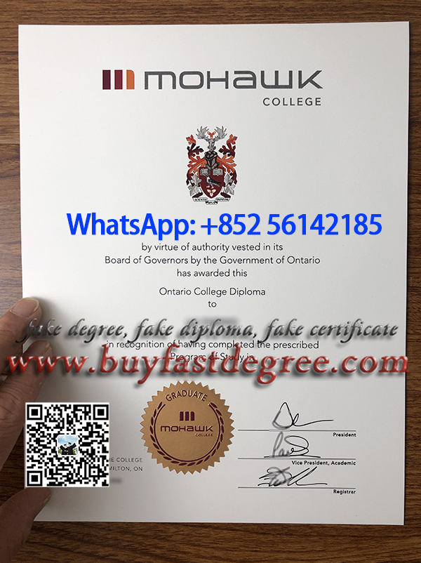 Buy Mohawk College diploma. 