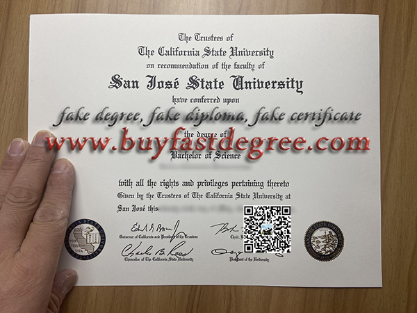 SJSU diploma